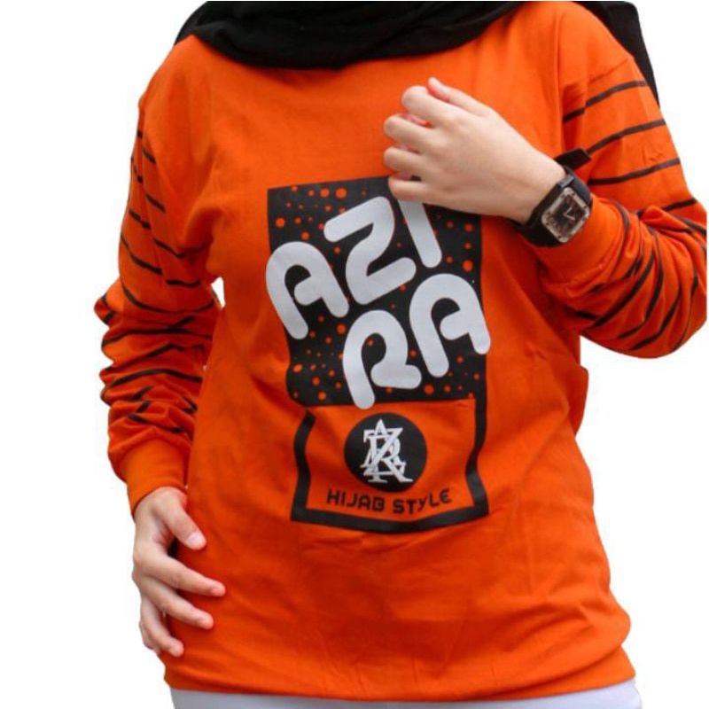 kaos Lengan Panjang Azira/Kaos Hijab Azira Origina