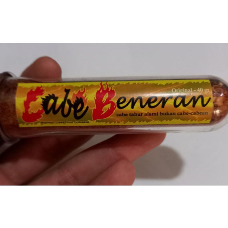 Cabe Bubuk Asli 100% dari cabe asli, tanpa campuran, tanpa pengawet, Cabe Beneran,  dijamin puedes pooollll, kemasan tube kecil gampang dibawa-bawa