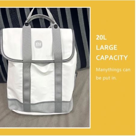 Xiaomi Mi Ransel Polyester Backpack Tas Laptop Kantor Waterproof Anti Air Travel Bag Unisex