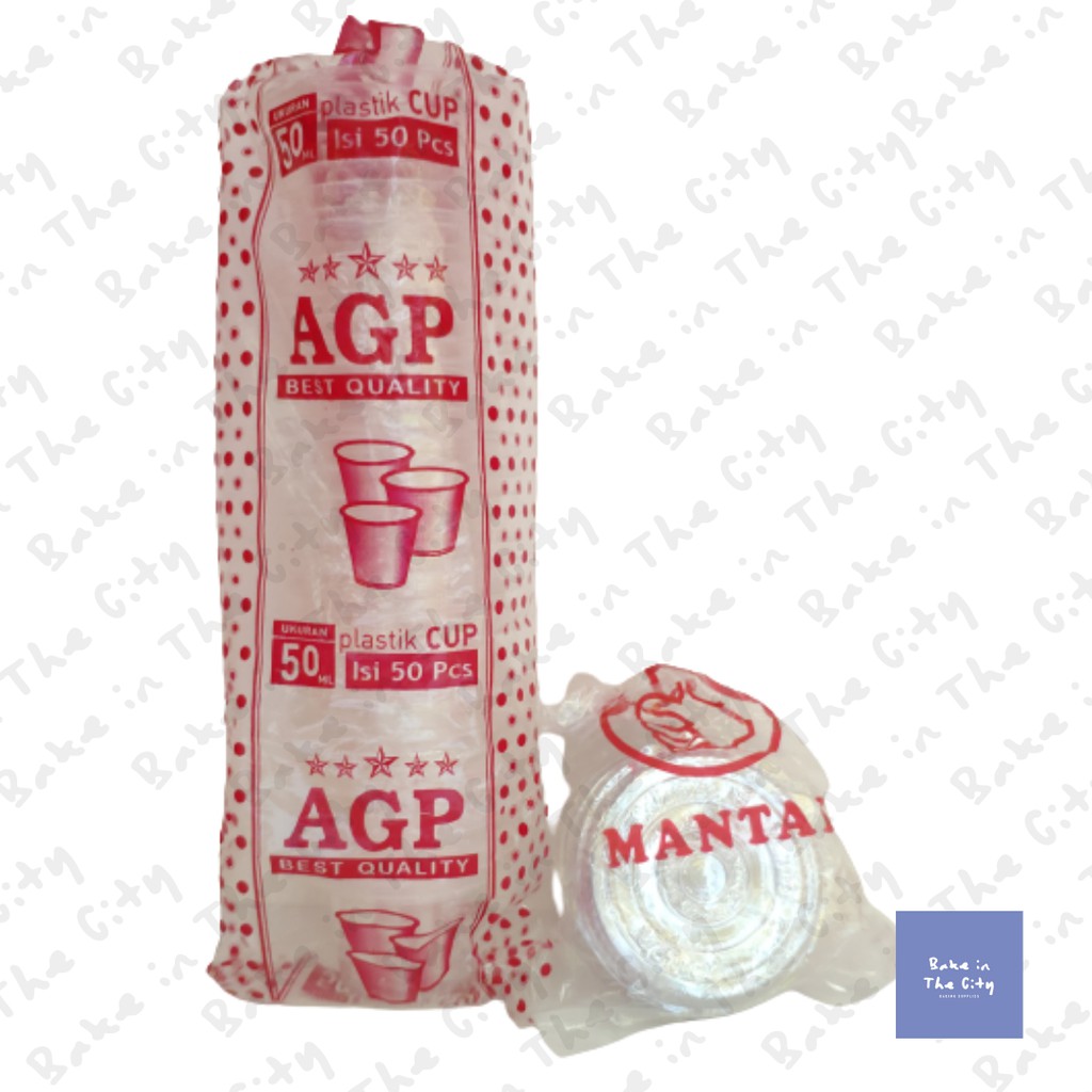 Cup Pudding 50ml + Tutup - 50pcs