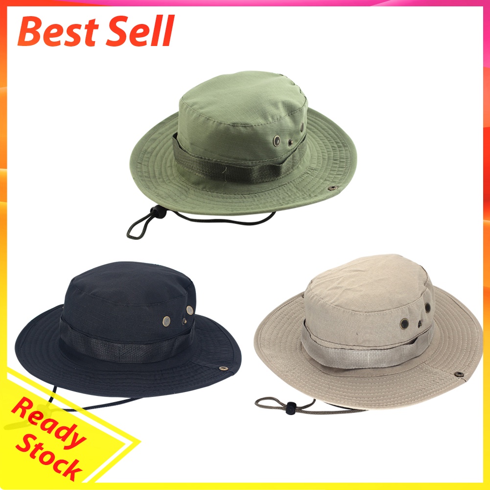 Round-Rimmed Outdoor Jungle Camping Benny Cap Fashion Casual Fisherman Hat