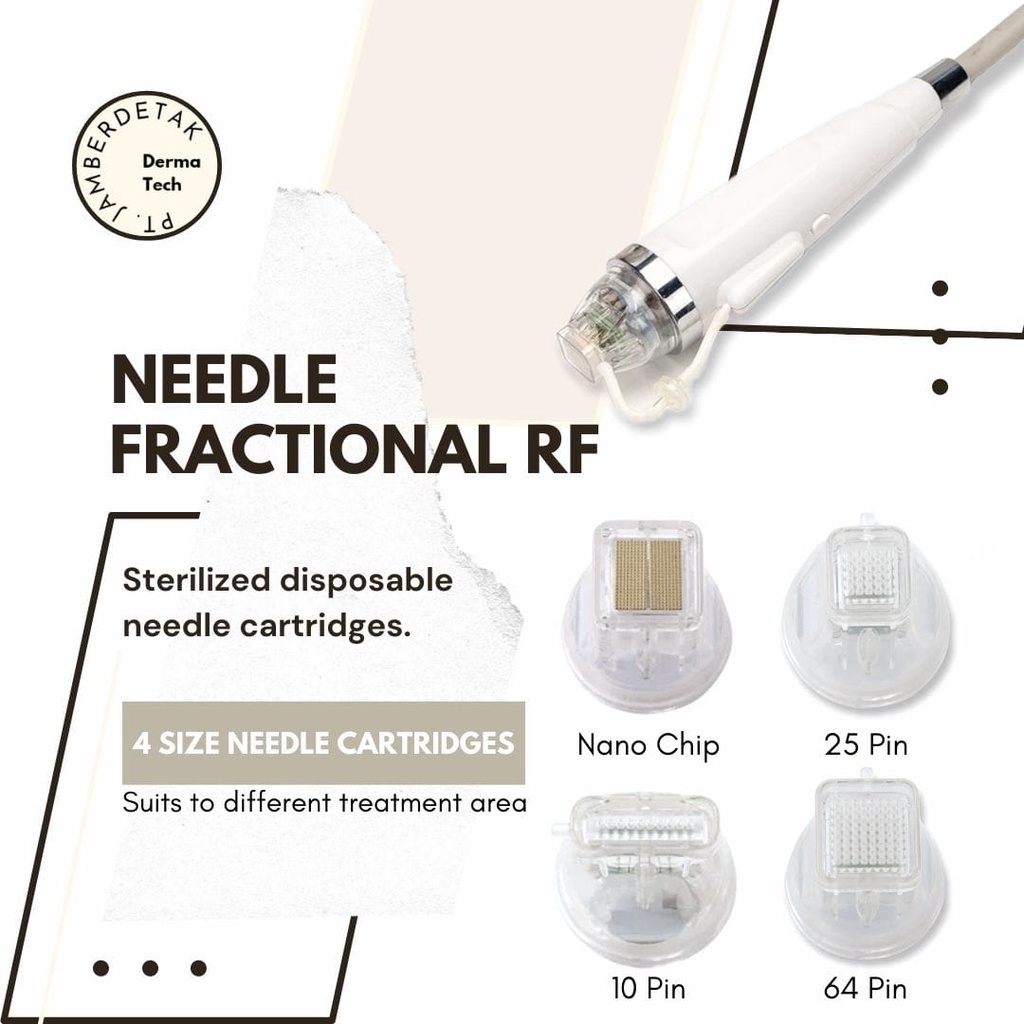 NEEDLE RF FRACTIONAL MICRONEEDLE JARUM RF 25 PIN NANO 10 PIN dan 64 pins