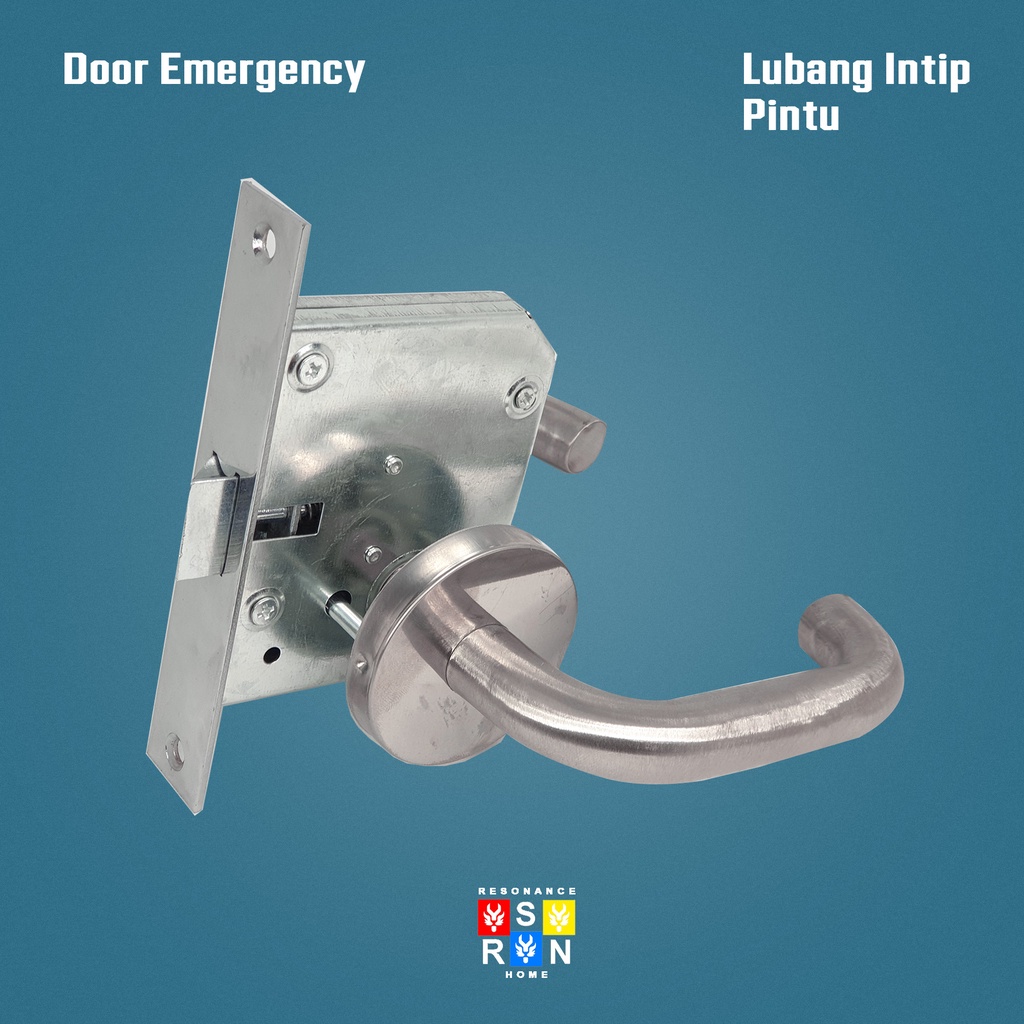 Pintu Emergency Kunci Pisah Tanpa SIlinder / Gagang Kunci Pintu Darurat / Emergency Door Lock Resonance Home