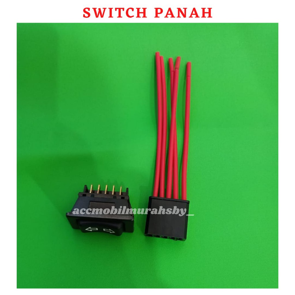 Switch Power Window Universal Panah + Kabel