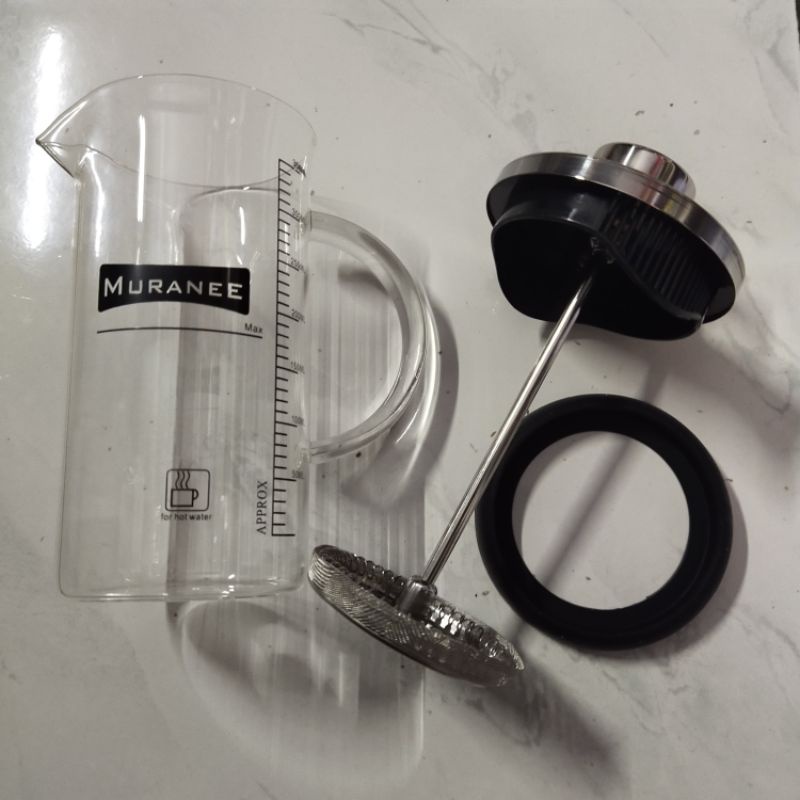 french press 350 ml muranee kaca