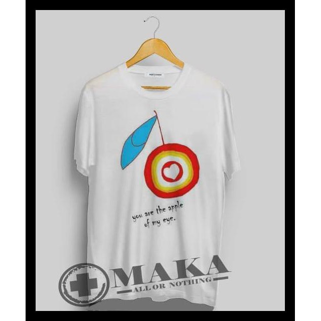 Baju Kaos Pria Distro Kaos You Are The Apple Of My Eye -W.K Murah Simple Custom