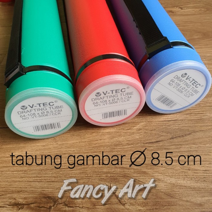 

V-TEC Drafting Tube Type 5006 / Tabung Gambar Motif Kulit Jeruk - Merah