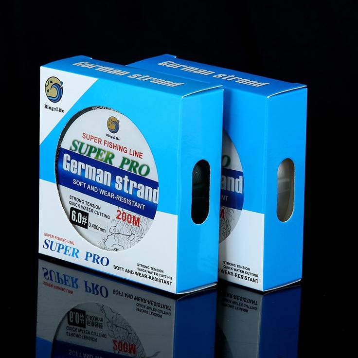 [ProdukIKZ] Bingolife Germany Fishing Line 200M Nilon Senar Set Peralatan Pancing Invisible Bahan Ta