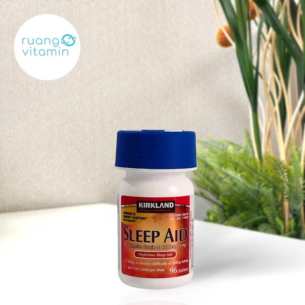 KIRKLAND Sleep Aid "Nighttime Sleep Aid" (96 Tablets)