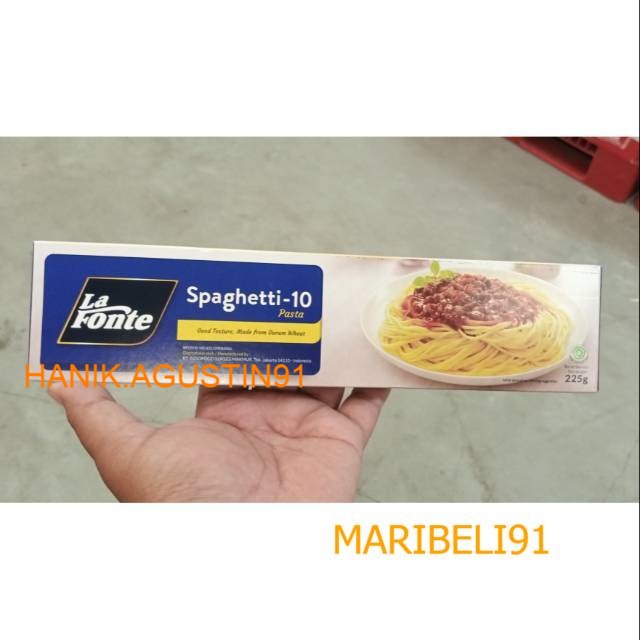

LA FONTE SPAGHETTI 225 GR maribeli91