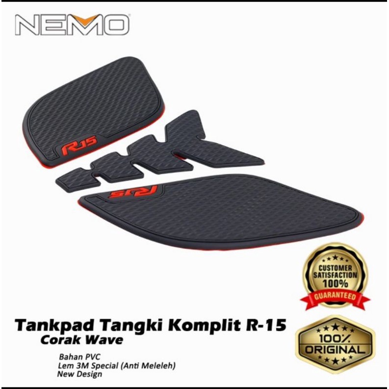 Tankpad Tankgrip NEMO Set Yamaha R15 V3