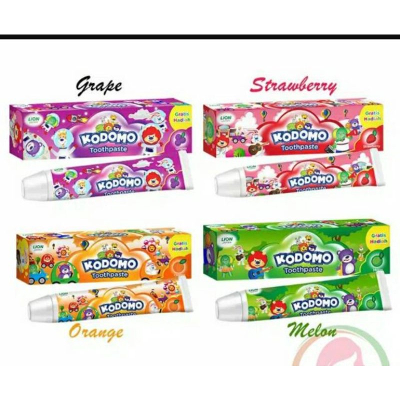 kodomo pasta gigi( stok random)