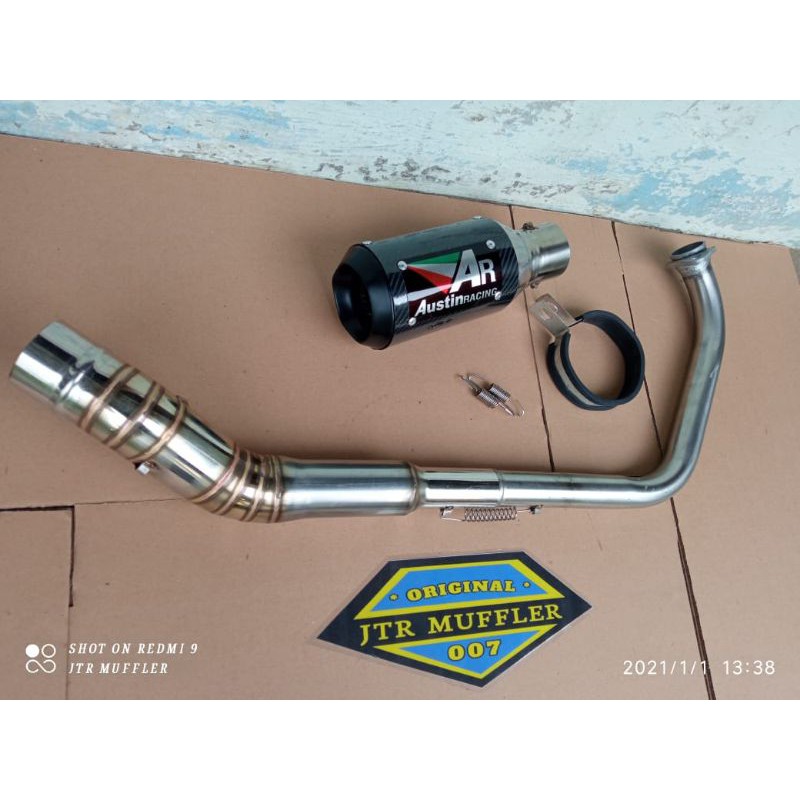 KNALPOT AUSTIN RACING carbon Yamaha Xsr 155 R15 V2 V3 v4