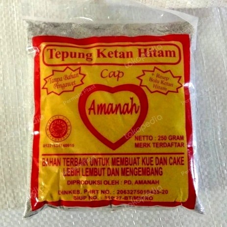 

Tepung Ketan Hitam Amanah 250 Gram Asli