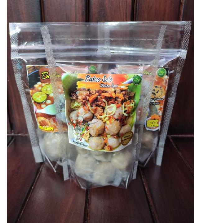 

➱ Bakso Solo kuah tetelan sapi instan |ACHQD Dijual murah