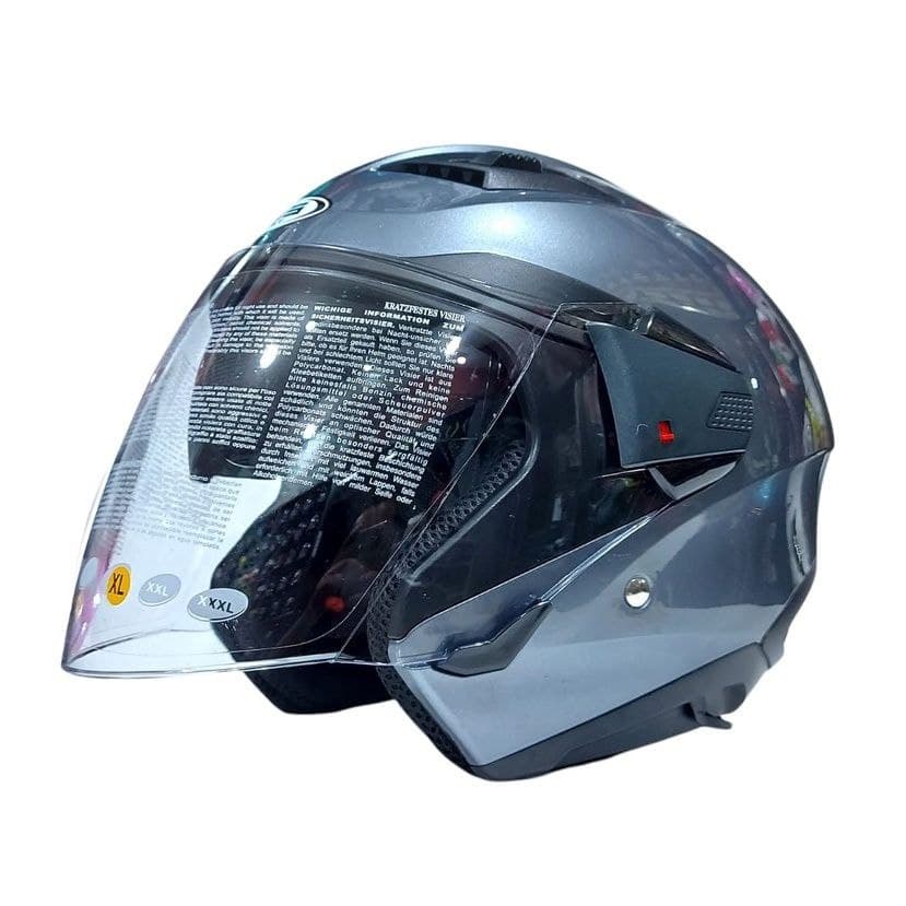 Helm Zeus ZS611 ZS 611 ZS-611 Half Face TITANIUM