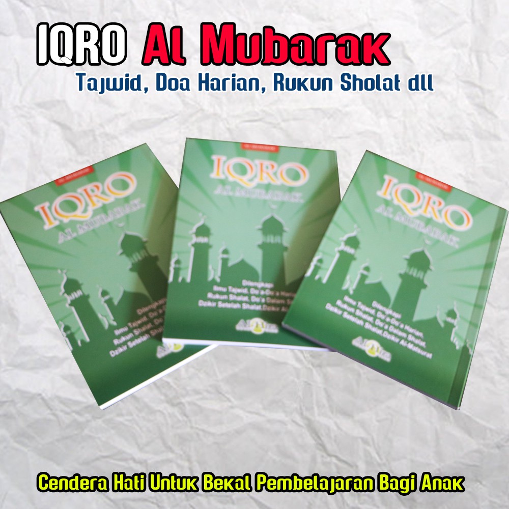 Buku Iqro Al Mubarak HVS Satu Warna