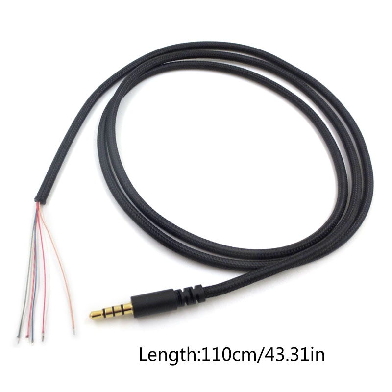 Vivi Kabel Konektor Audio Headphone Male Plug Jack 3.5mm Untuk Hyper X Cloud II