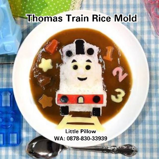 (THOMAS TRAIN) Thomas Train Bento Rice Mold/Cetakan Nasi Bento Karakter