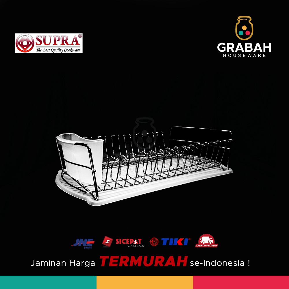 Supra Rak Piring Stainless Steel Dish Drayer Grabah Houseware