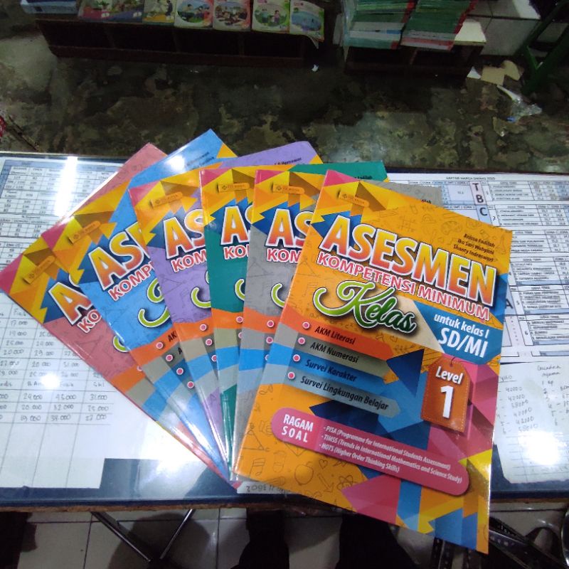 BUKU AKM SD MI LEVEL 1 LEVEL2 LEVEL3 ASESMENT PER LEVEL PER KELAS thursina