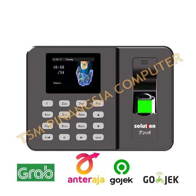 

Solution P208 - Finger Print - Fingerprint - Mesin Absensi Sidik Jari