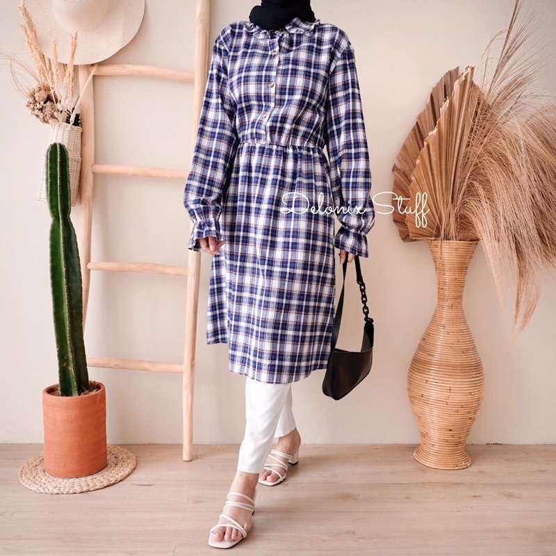 Danira flanel tunik uni*lo