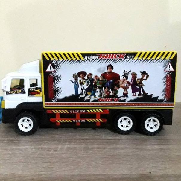 restock❃ Mainan Anak Mobil Truk Kontainer Box Bisa Buka Tutup restock❃