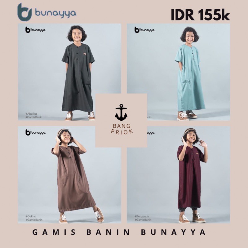 GAMIS ANAK| GAMIS BANIN BUNAYYA