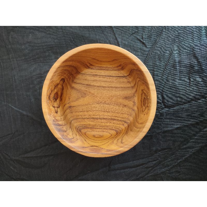 AONG Mangkuk Dak 12 x 5 cm | Mangkuk 12 cm | Mangkuk Kayu Jati 12 cm