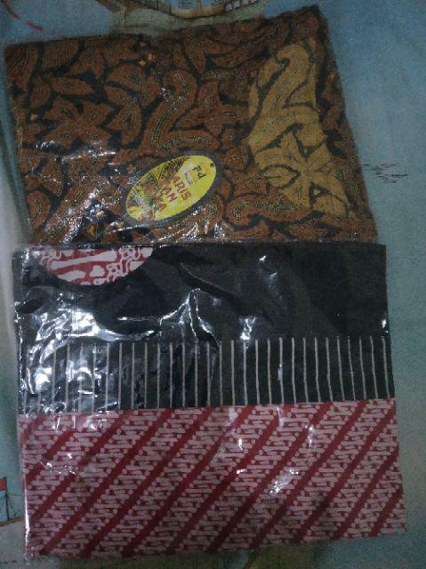 Gamis Batika Series Sogan Batik Premium Muslim Syari Long Maxi