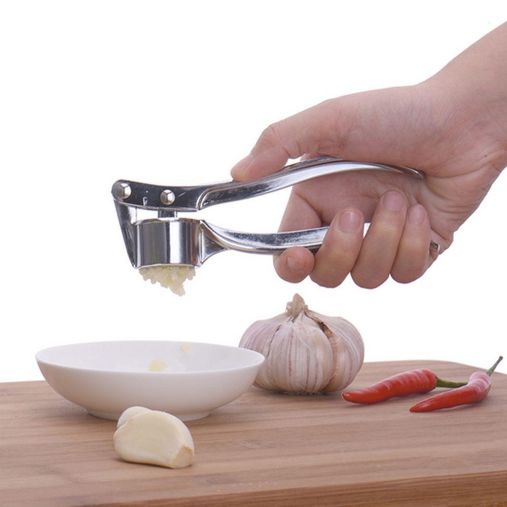 [Elegan] Garlic Tools Aksesoris Peralatan Mudah Menekan Penghancur Alat Stainless Steel