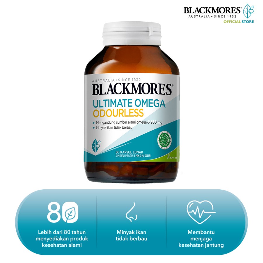 Blackmores Ultimate Omega Odourless 60 Kapsul