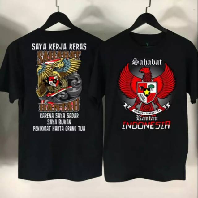 Kaos Distro Hossana Sahabat Anak Rantau / kaos distro / kaos oblong / tshirt