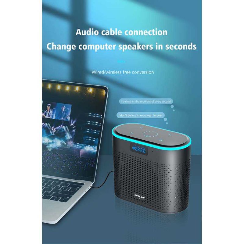 Zealot Z1 Portable Bluetooth Speaker Touchscreen