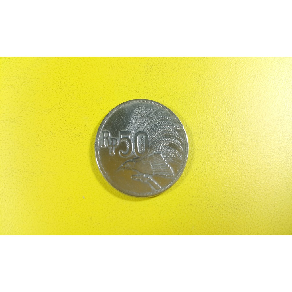 Uang Koin Kuno Indonesia 50 Rupiah Tahun 1971