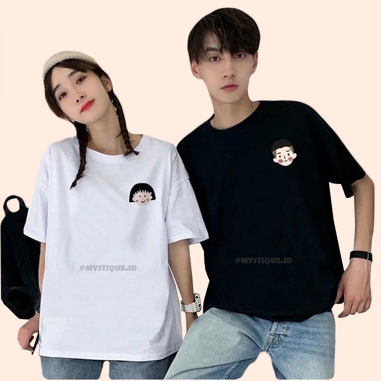 Kaos Couple / Pasangan Chibby Serasi Lucu