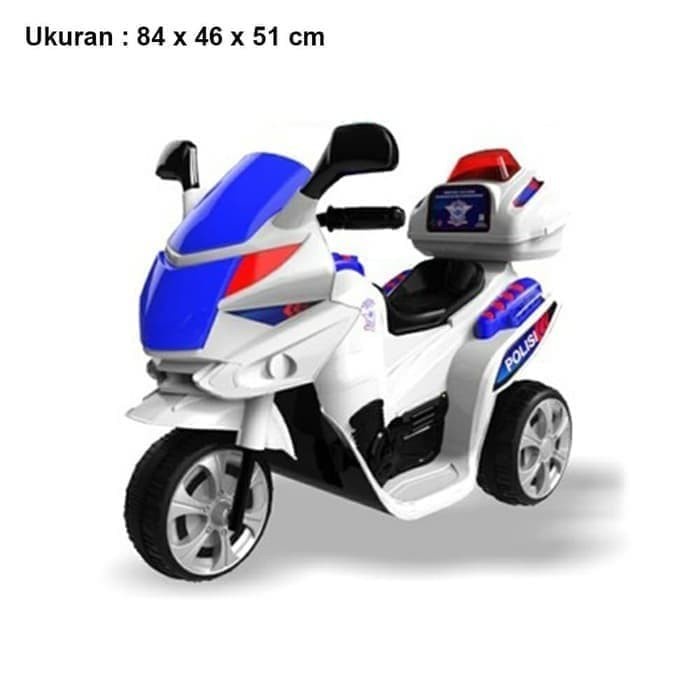 {OktaStore} Mainan anak motor aki Tornado polisi Yotta Toys Diskon