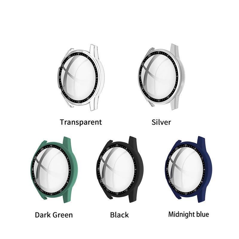 Case Pelindung Layar Tempered Glass Bumper Full Cover Untuk Huawei Watch GT3 42mm 46mm GT 3 42mm 46mm