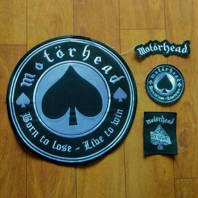 BACKPACHT BACK PATCH EMBLEM BORDIR MOTORHEAD