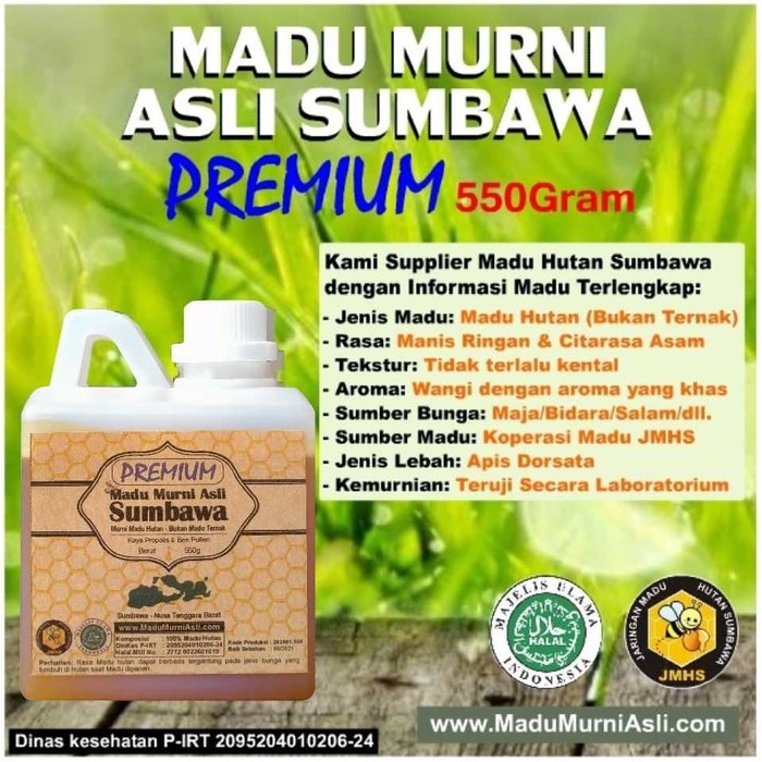 

nh201dd Madu Hutan Sumbawa Premium - 550Ml Ds201Fs