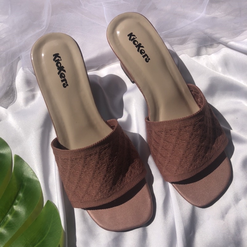 SANDAL HIGHHEELS SLOP RAJUT CEWEK JELLY TERLARIS MASA KINI POPULER HIGHHEELS LINA Sepatu Heels Wanita Selop Formal Cantik Nyaman Sepatu Selop Rajut Hak Tahu Sepatu Sandal Heels Rajut Selop Wanita/Sandal Dixie Rajut/Sendal Selop Kokop Rajut