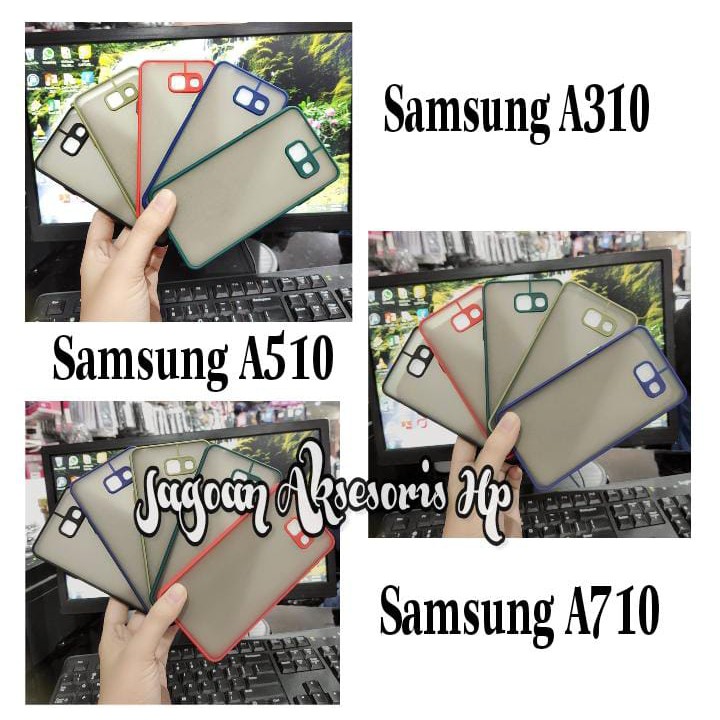 Bumper AERO CASE Samsung A310 A510 A710 Hardcase My Choice List Warna Matte