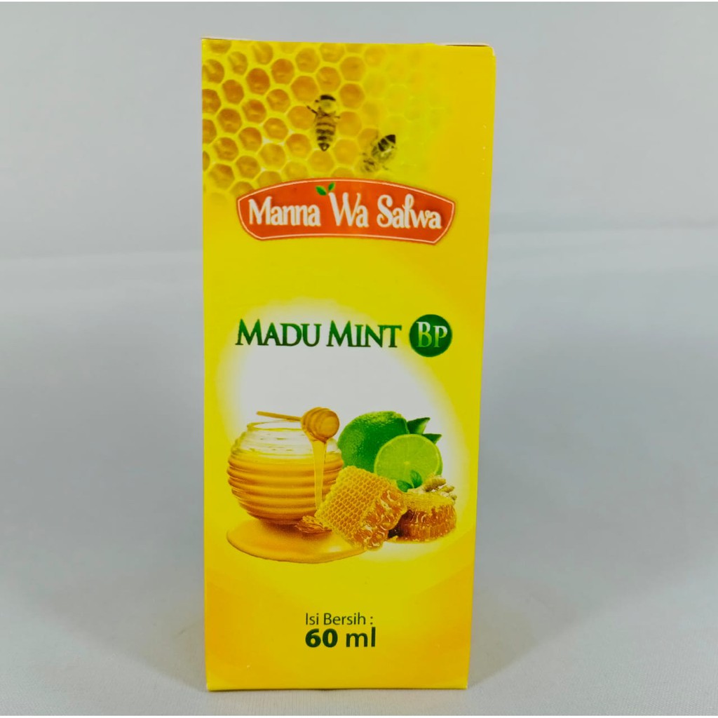 Manna Wa Salwa Madu Mint Bp Isi 60 ml (Madu Kesehatan)