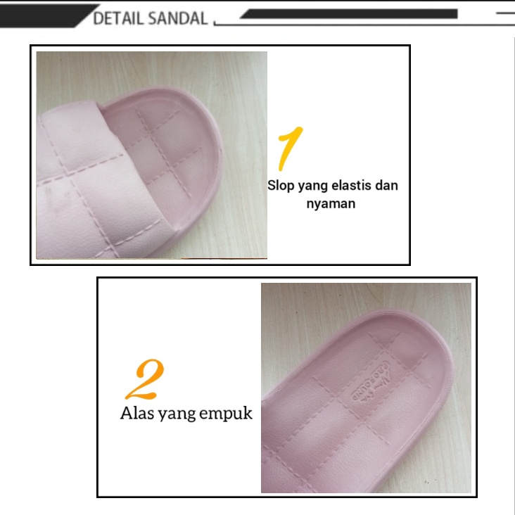 gof NEW ERA LB E 9041 Sandal Selop Karet Wanita Sendal Rumah Indoor Kamar Tidur Kamar Mandi Empuk