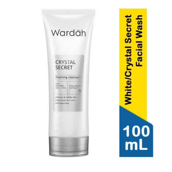 Wardah Crystal White Secret Crystal Facial Wash 100ml