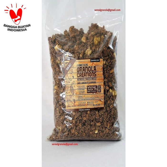 

Jual Granola Creations Chocolate Banana Coklat Pisang 1 Kg - 1 Kg