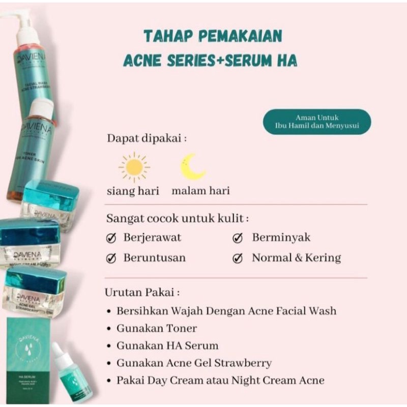 Daviena Skincare Paket Hemat 2 Acne Series