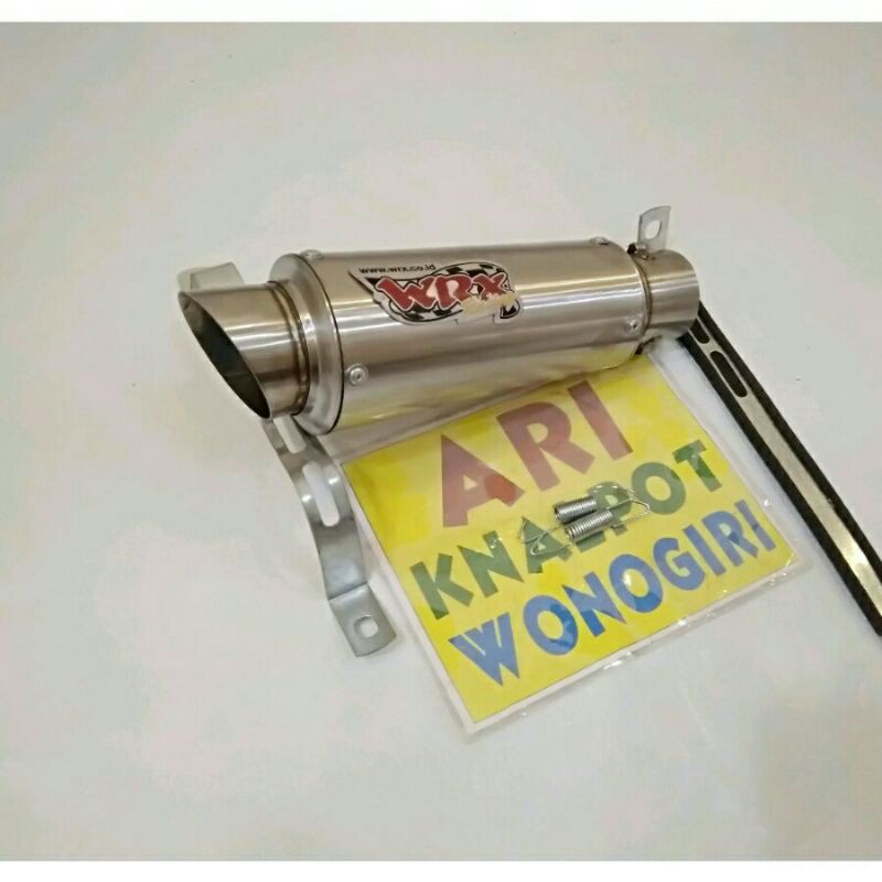 silencer knalpot WRX stainless silencer knalpot only