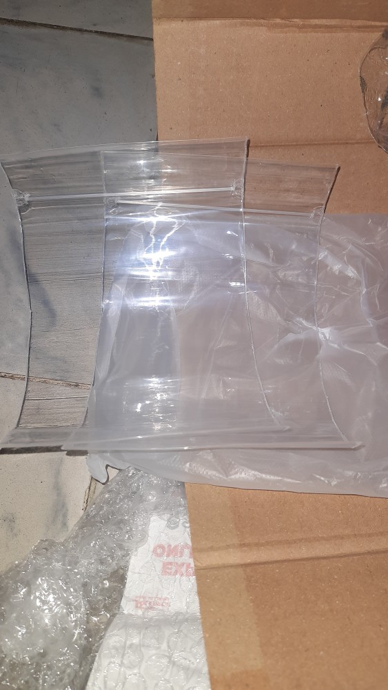 Plastik Kemasan Standing Pouch Transparan Zipper Double Seal [dijual Per Pcs]